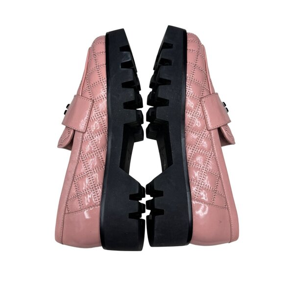 NEW Tory Burch Mini Everly Chunky Quilted Patent Loafers Women's, Size 7M NWOB - Picture 7 of 9